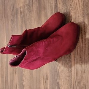 Red boot heel